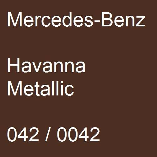 Mercedes-Benz, Havanna Metallic, 042 / 0042.